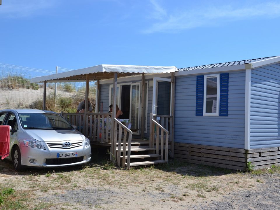 Camping Robinson à Marseillan Plage - playa mobile home