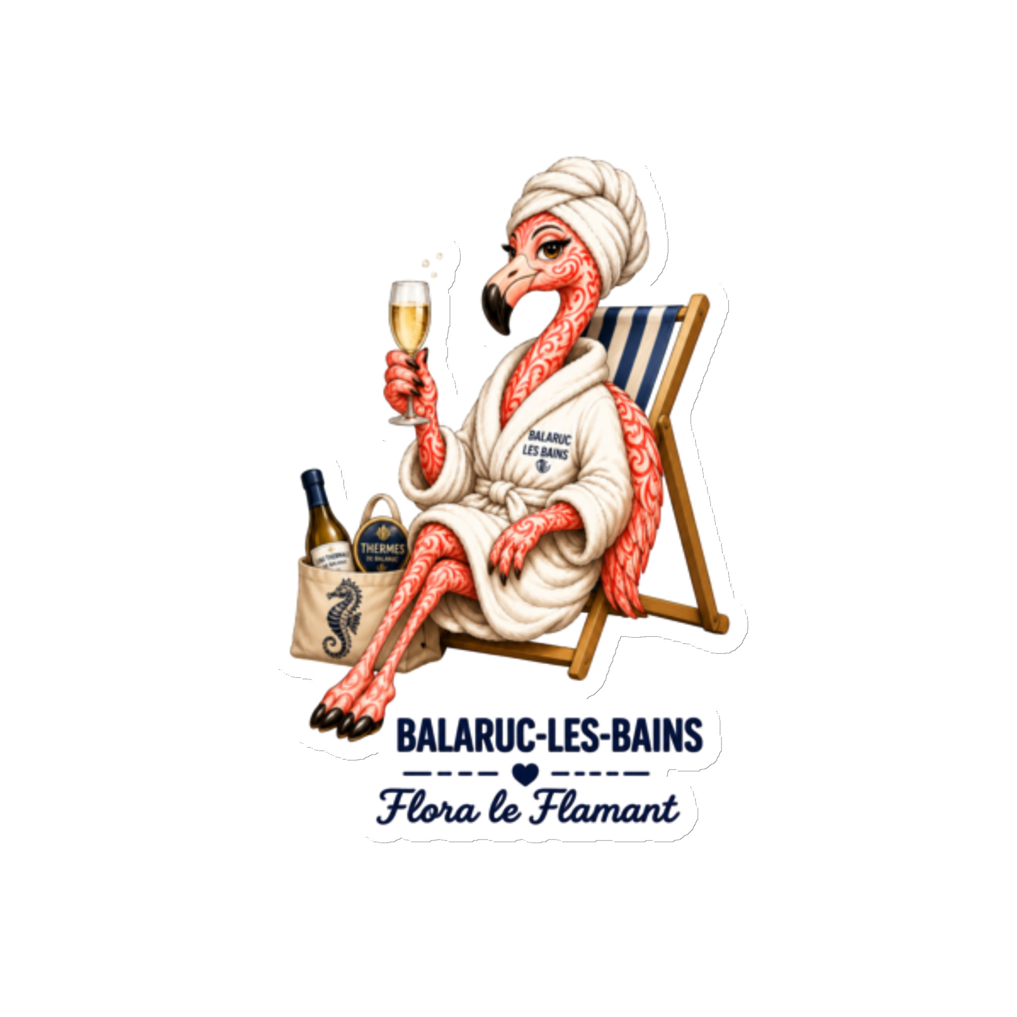 Magnet Balaruc-les-Bains – Flora le Flamant