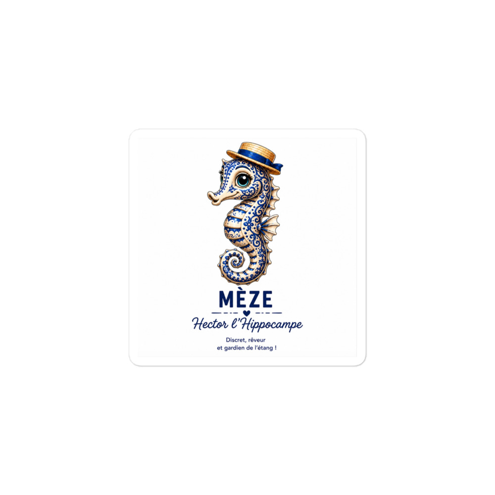 Sticker Mèze – Hector l'Hippocampe | Collection TeamThau