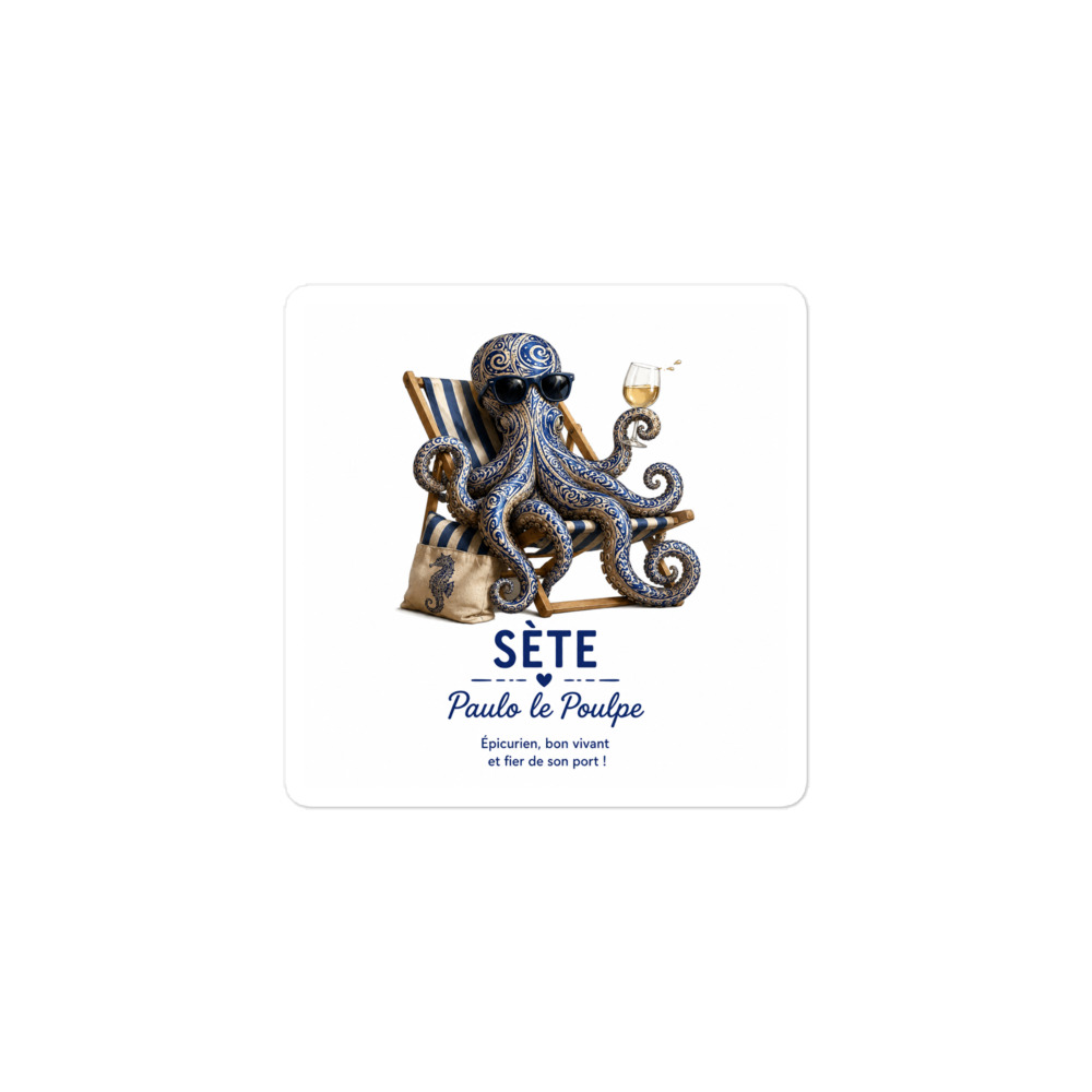 Sticker Sète – Paulo le Poulpe | Collection TeamThau