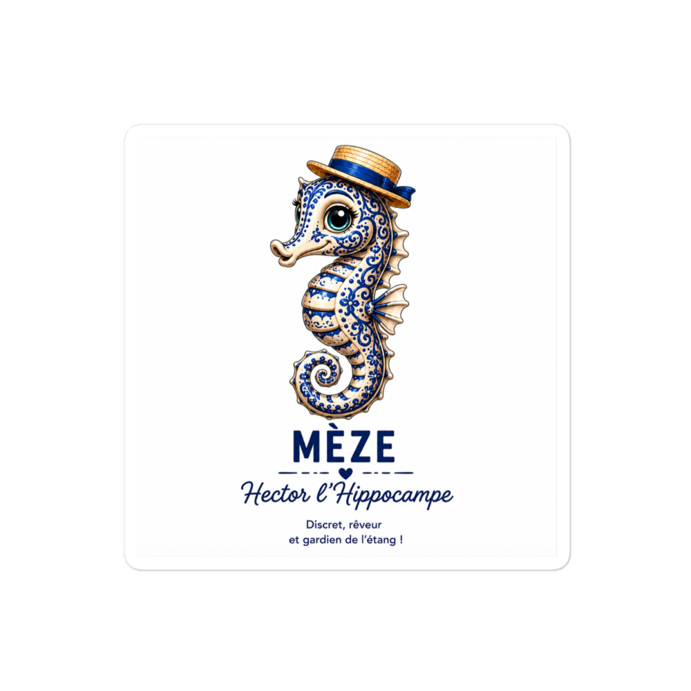 Sticker Mèze – Hector l'Hippocampe | Collection TeamThau – Image 2