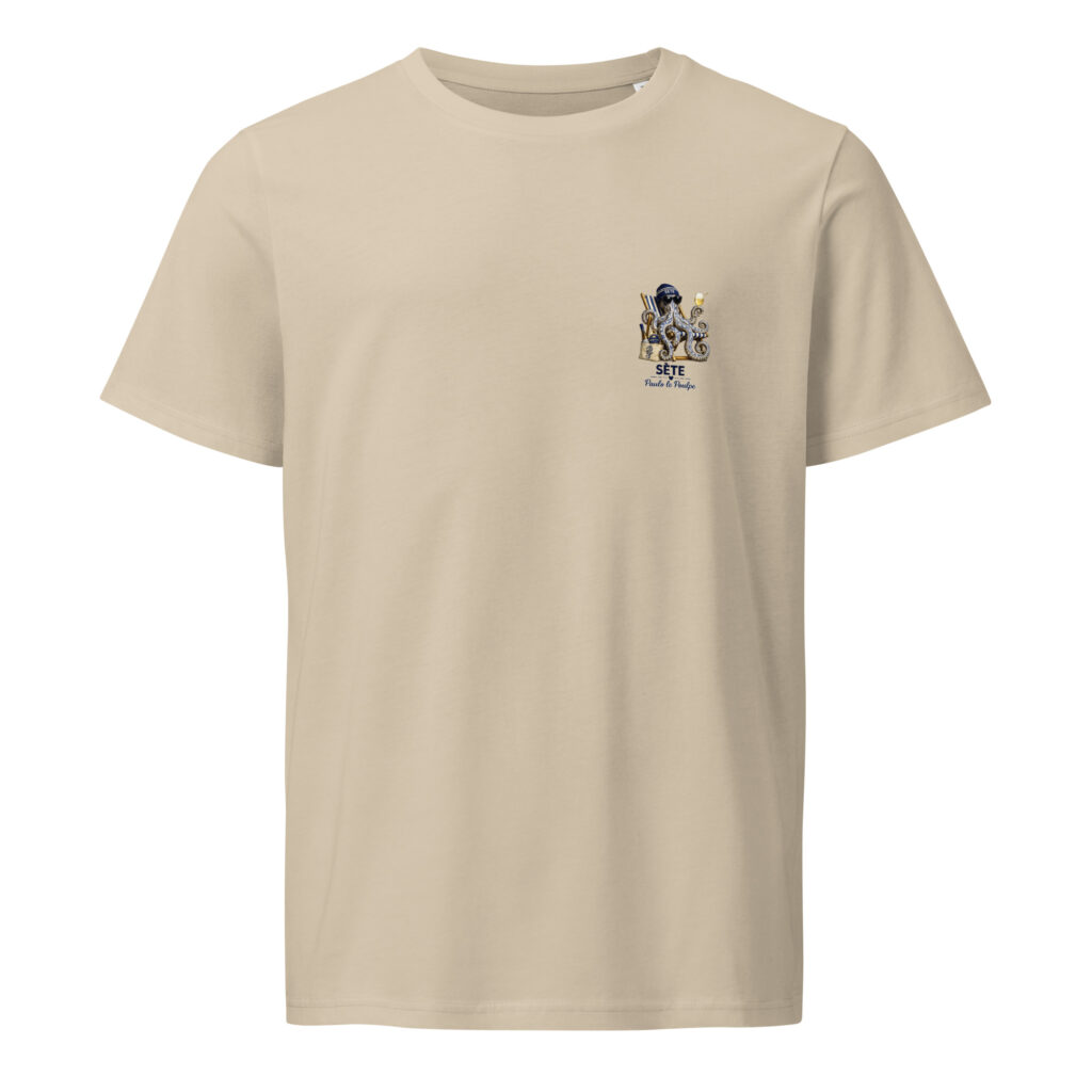 T-shirt Paulo de Sète – Petit motif côté cœur