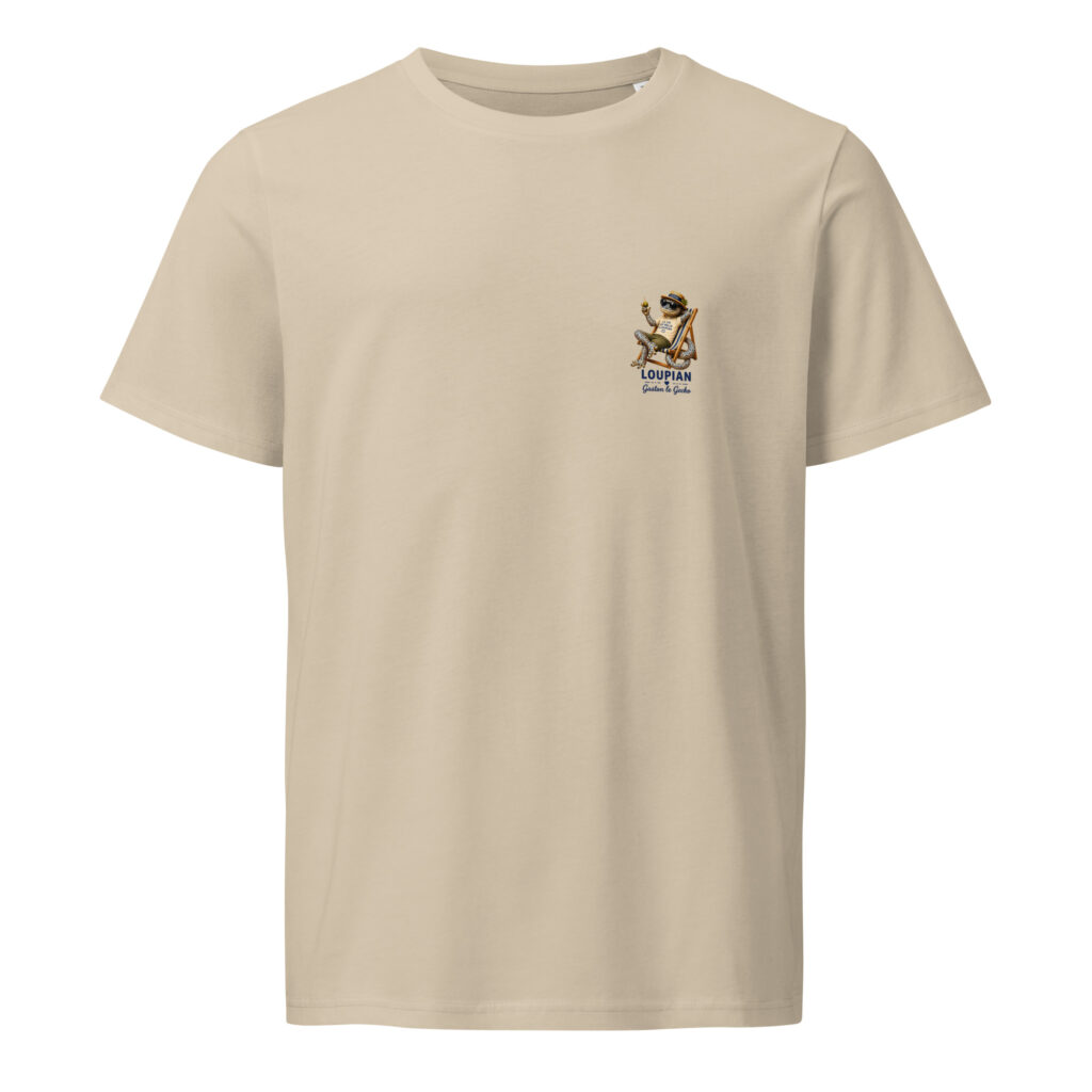 T-shirt Gaston le gecko – Petit motif côté cœur