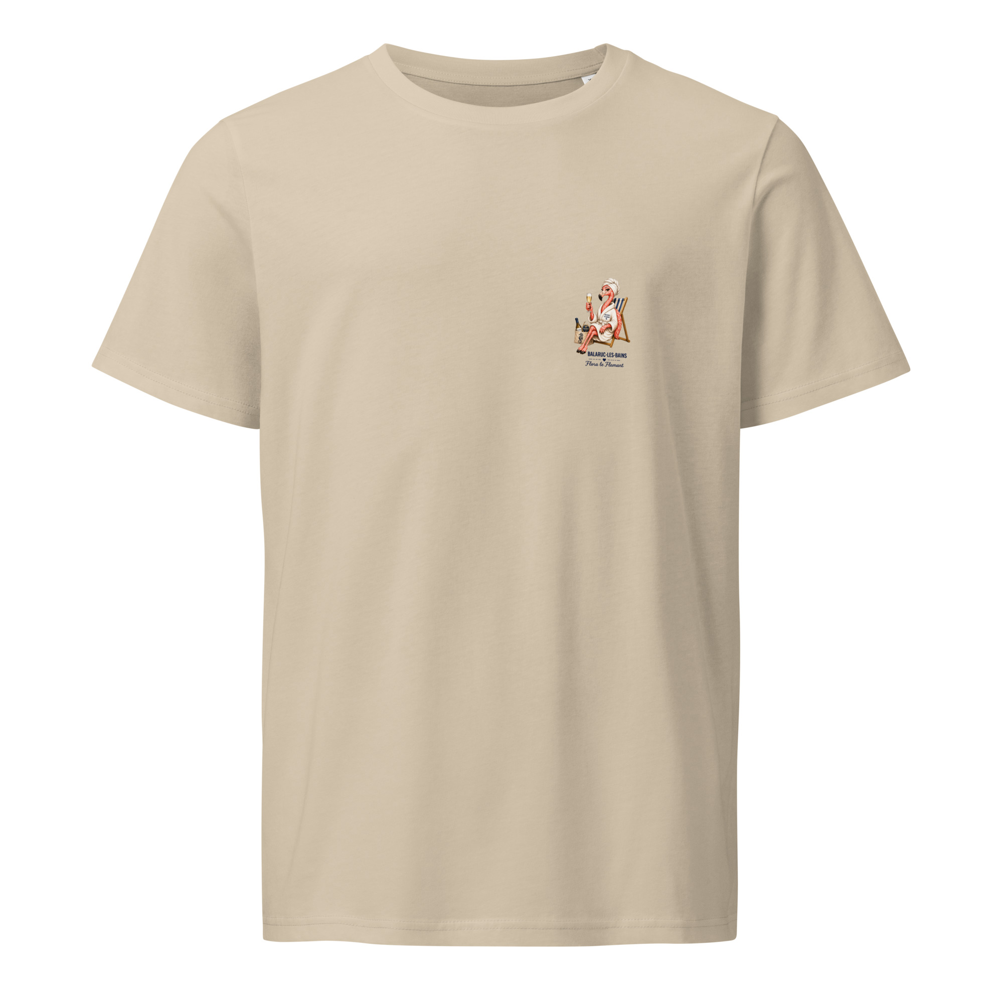 T-shirt Flora de Balaruc-les-Bains – Petit motif côté cœur