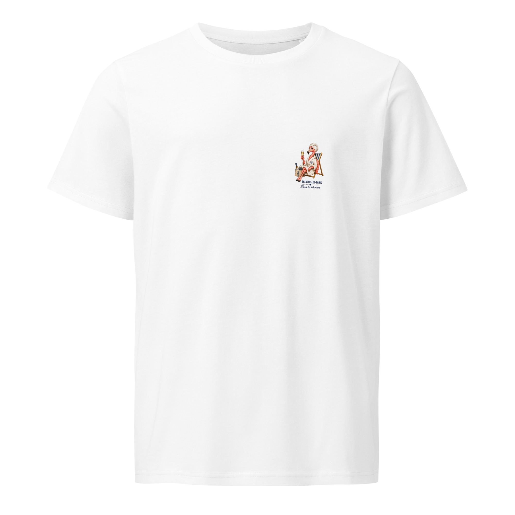 T-shirt Flora de Balaruc-les-Bains – Petit motif côté cœur – Image 4