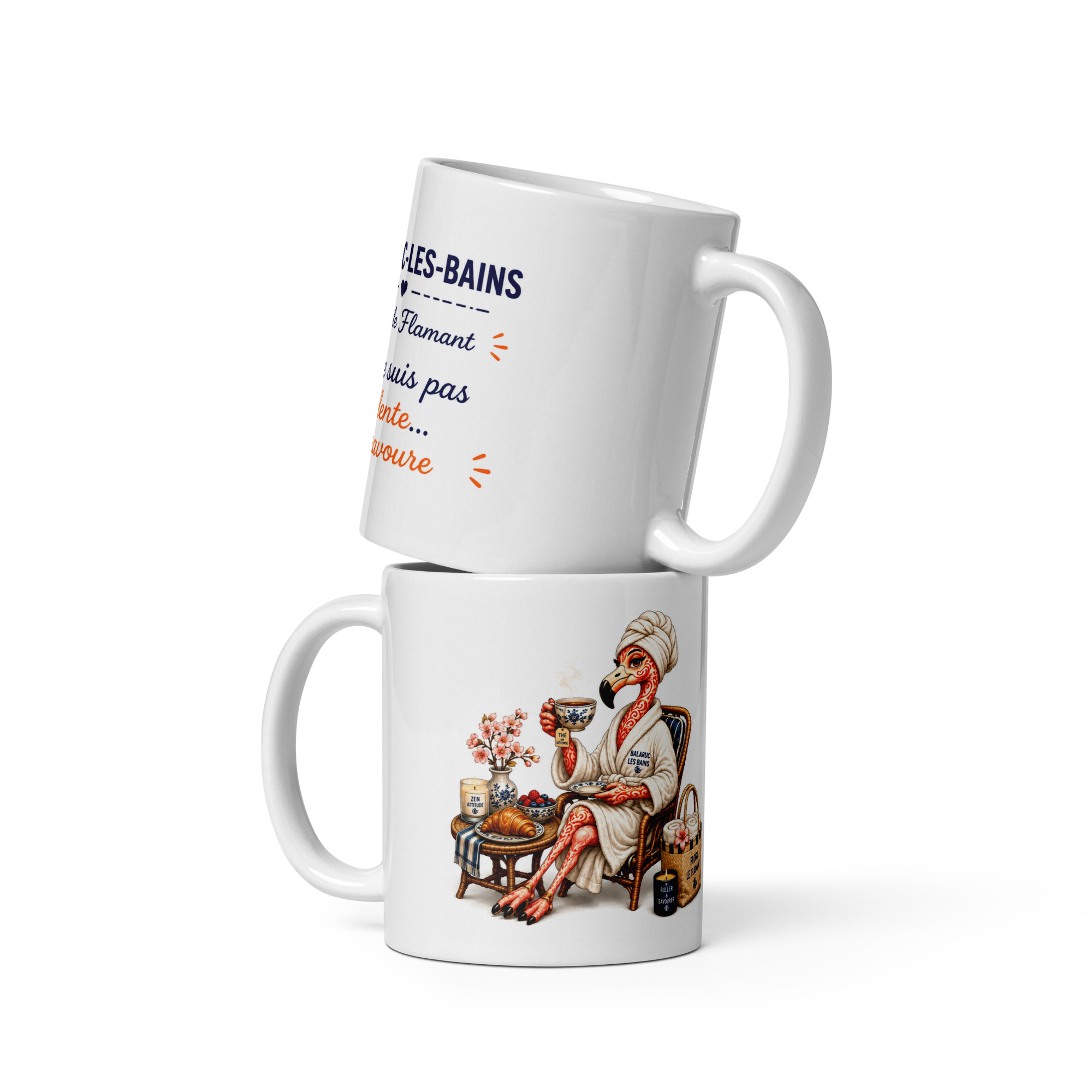 Mug Flora le Flamant – Balaruc-les-Bains – Image 2