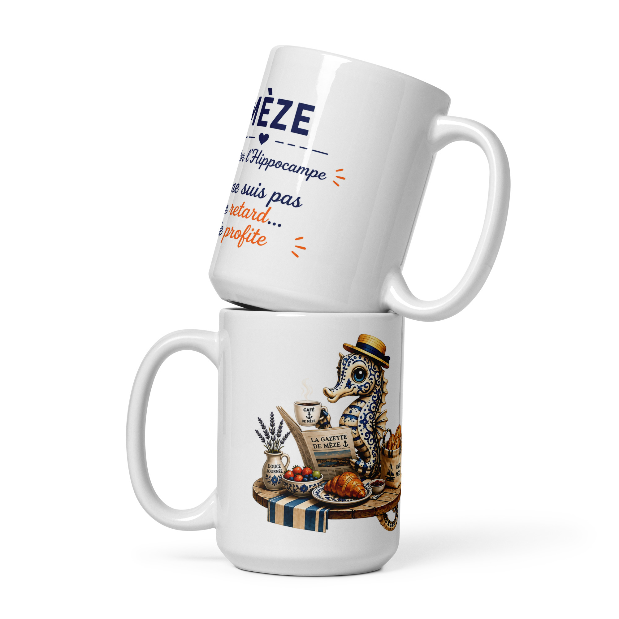 Mug Hector l’Hippocampe – Mèze – Image 2