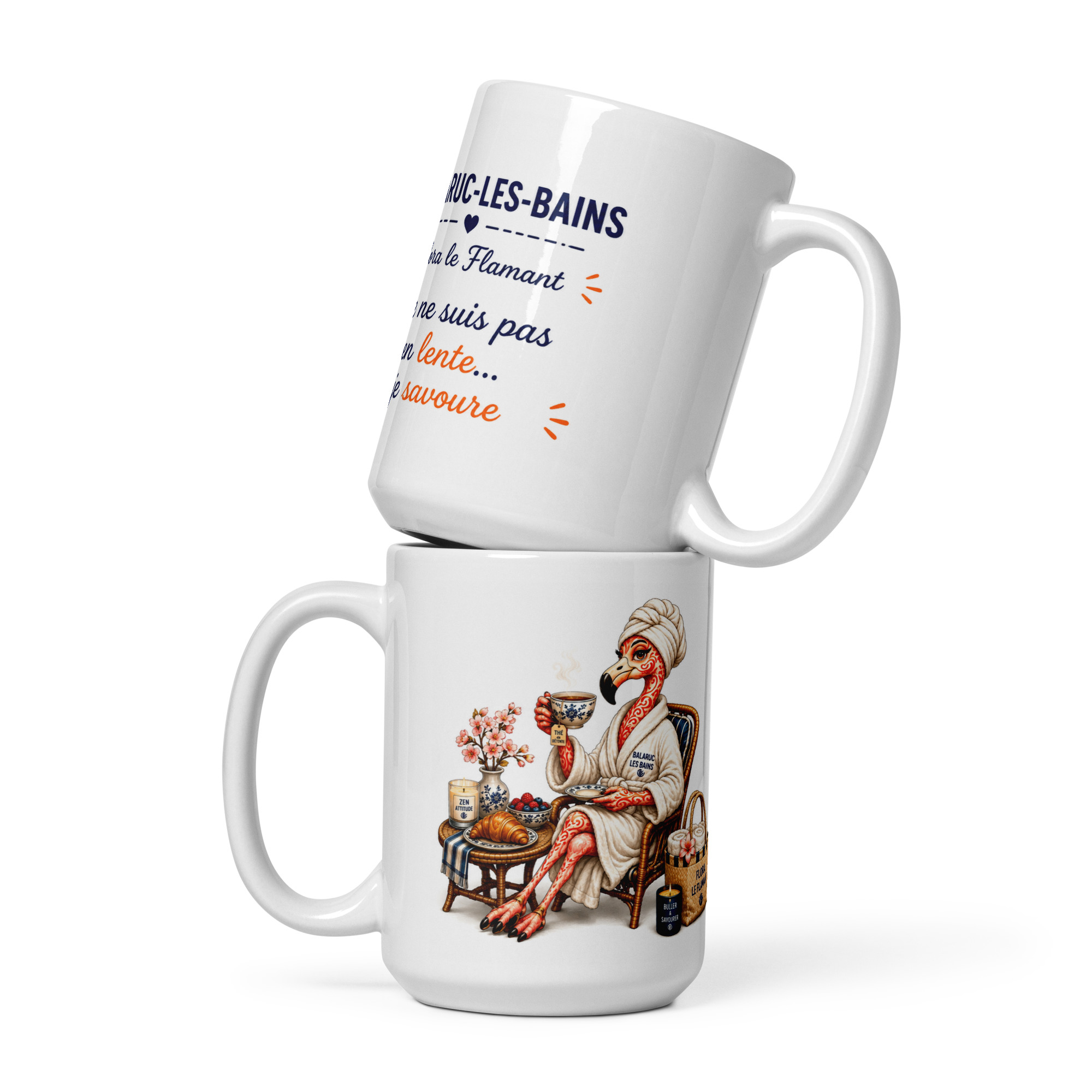 Mug Flora le Flamant – Balaruc-les-Bains – Image 3