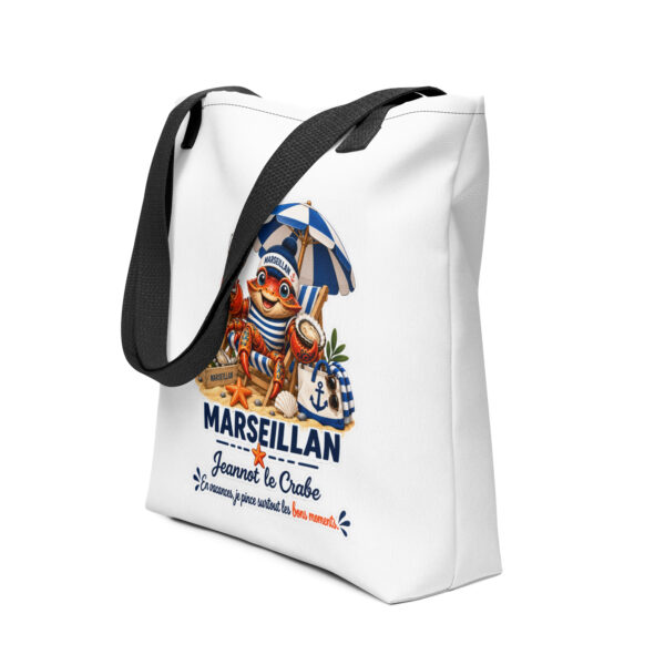 Sac de plage et de courses Jeannot le Crabe Noir